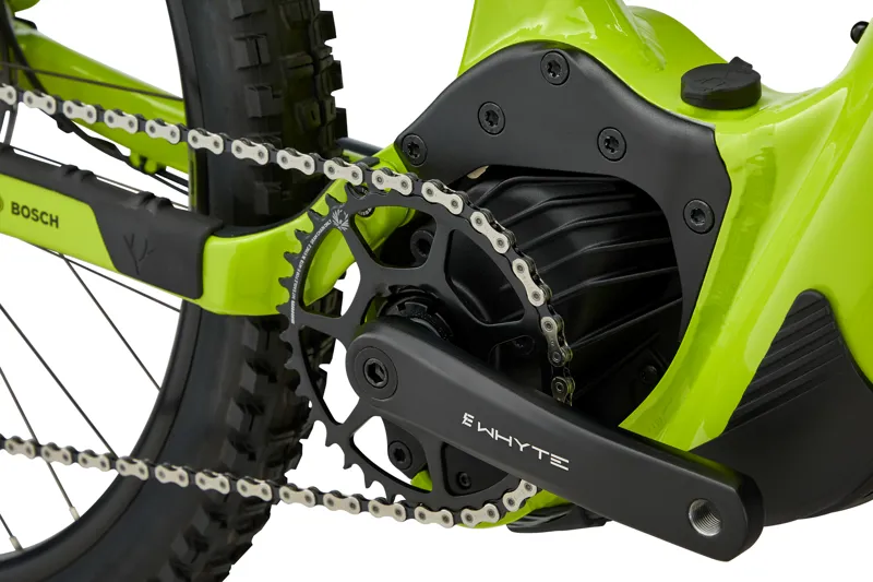 Whyte E-160 RS Mx Electric Mountain Bike 2023 in Lime Green-1